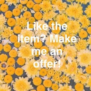 Don’t be shy! Make an offer :)